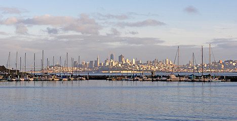 Image showing Horseshoe Bay San Franciso Skyline Downtown Fisherman's Wharf