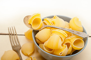 Image showing Italian snail lumaconi pasta 