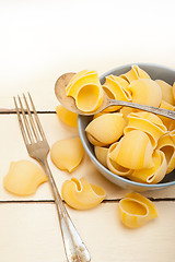 Image showing Italian snail lumaconi pasta 