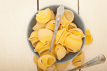 Image showing Italian snail lumaconi pasta 