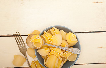 Image showing Italian snail lumaconi pasta 