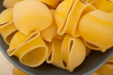 Image showing Italian snail lumaconi pasta 