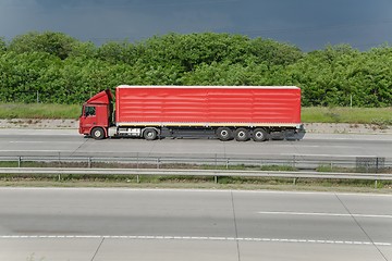 Image showing Truck on the highway