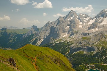 Image showing Dolomites Mountain Landscape