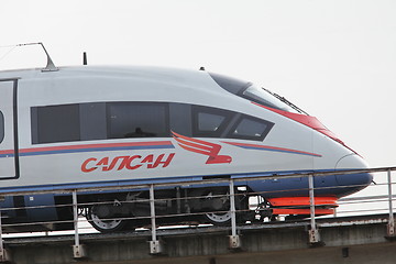 Image showing  high speed passenger train 