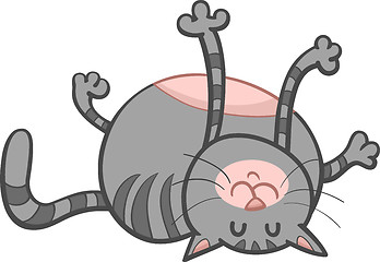 Image showing happy cat cartoon character