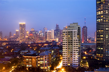 Image showing City at night