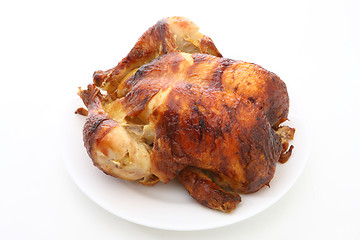 Image showing Grilled Chicken on white plate