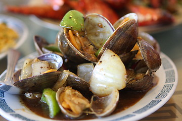 Image showing Clams with Chili Paste