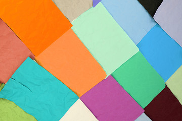 Image showing color papers texture