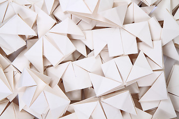 Image showing origami papers background 