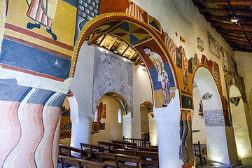 Image showing Roman Church of  Sant Joan de Boi, in the Bohi Valley,Catalonia - Spain