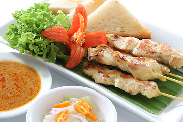 Image showing Satay Chicken