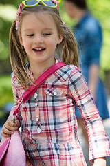 Image showing little girl  in the Park