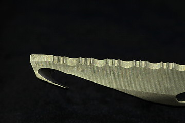 Image showing Steel knife Wavy blade