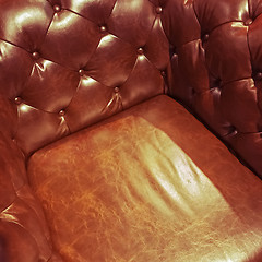 Image showing Luxurious leather armchair