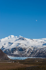 Image showing Glacier landscape in Iceland