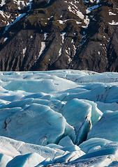 Image showing Glacier landscape in Iceland