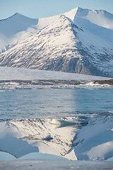 Image showing Glacier landscape in Iceland