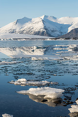 Image showing Glacier landscape in Iceland