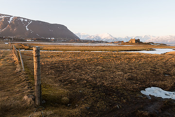 Image showing Icelandic landscape during winter