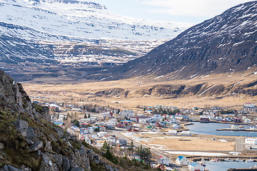 Image showing Town of Seydisfjordur in Iceland