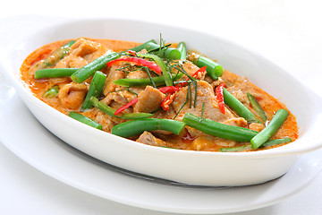 Image showing Red Curry Thai Panang