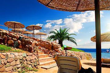 Image showing Beach near Red Sea