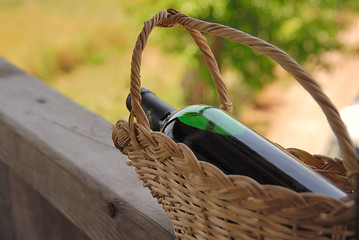 Image showing Bottle of wine