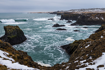 Image showing Snaefellsnes peninsula landscape, Iceland