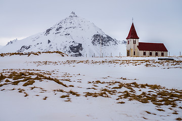 Image showing Old church on Snaefellsnes peninsula, Iceland