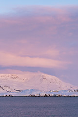 Image showing mountainous landscape near Reykjavik, Iceland