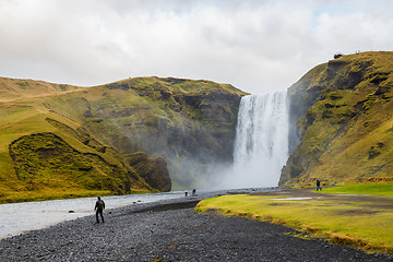 Image showing Skogafoss waterfall, Iceland