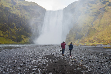 Image showing Skogafoss waterfall, Iceland