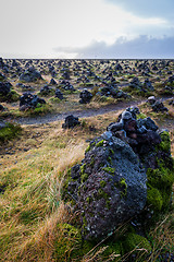 Image showing Volcanic landscape, Iceland