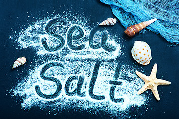 Image showing sea salt