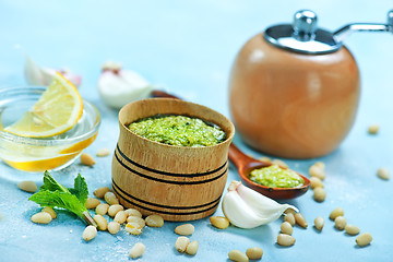 Image showing fresh pesto