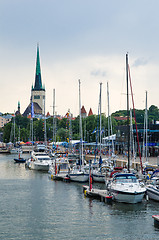 Image showing Yachts come to celebrate the Days of the Sea in Tallinn