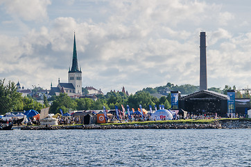 Image showing People rest on Sea Days in Tallinn