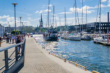 Image showing Yachts come to celebrate the Days of the Sea in Tallinn