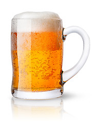 Image showing Mug of light beer