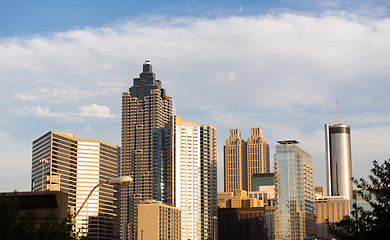 Image showing Building Selection Highrise Office Hotels Downtown Atlanta Georg