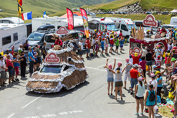 Image showing  Banette Vehicle in Alps - Tour de France 2015