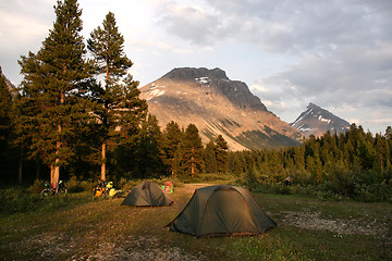 Image showing Camping