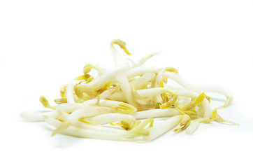 Image showing Pile of bean sprouts