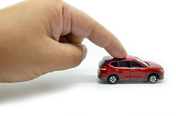 Image showing Moves the toy car