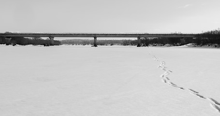 Image showing bridge on the river