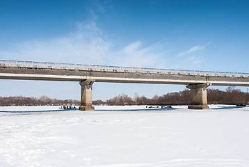 Image showing bridge on the river