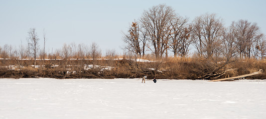 Image showing winter fishing