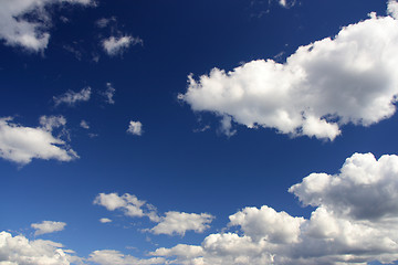 Image showing Fluffy clouds